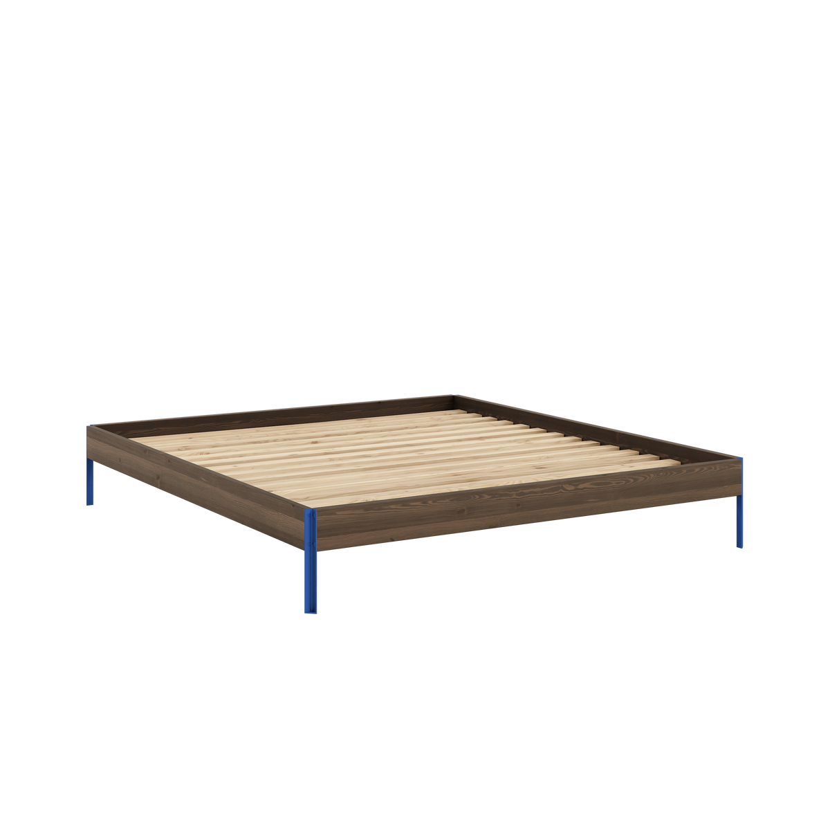 CORE Bed in Carob Brown / Vivid Blue — Karup Design