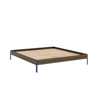 CORE Bed in Carob Brown / Vivid Blue — Karup Design