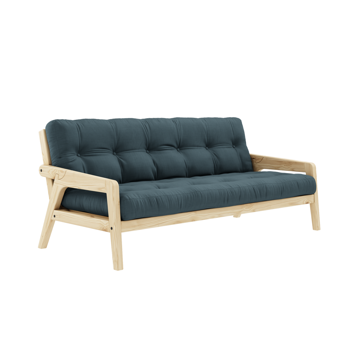 GRAB Sofa bed in Clear Lacquered Pine — Karup Design