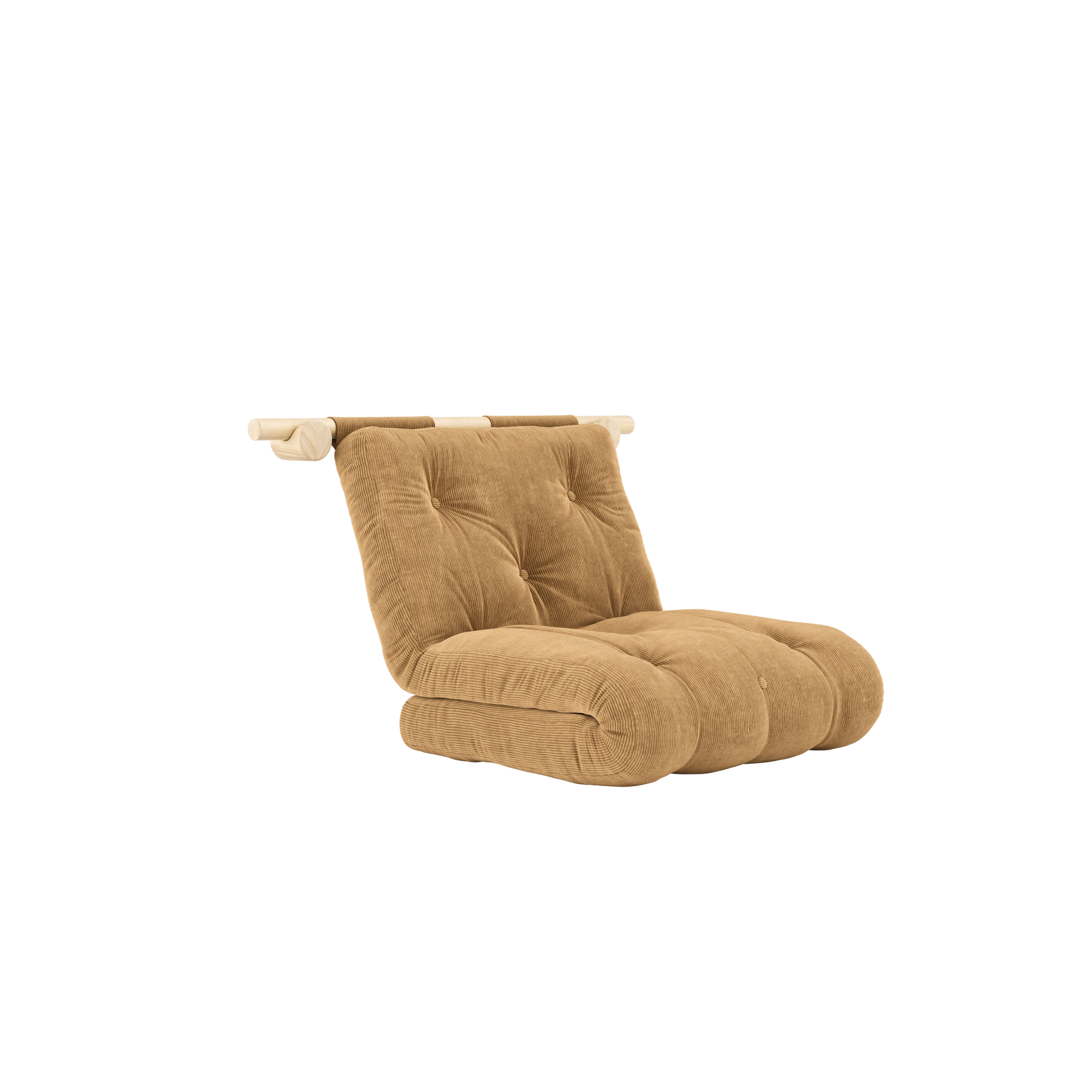 HOOKED Sleeper chair in Fudge Brown — Karup Design