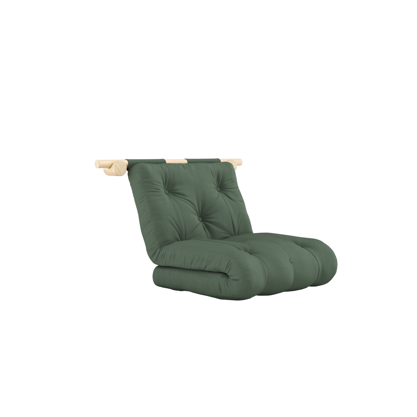 HOOKED Sleeper chair in Olive Green — Karup Design