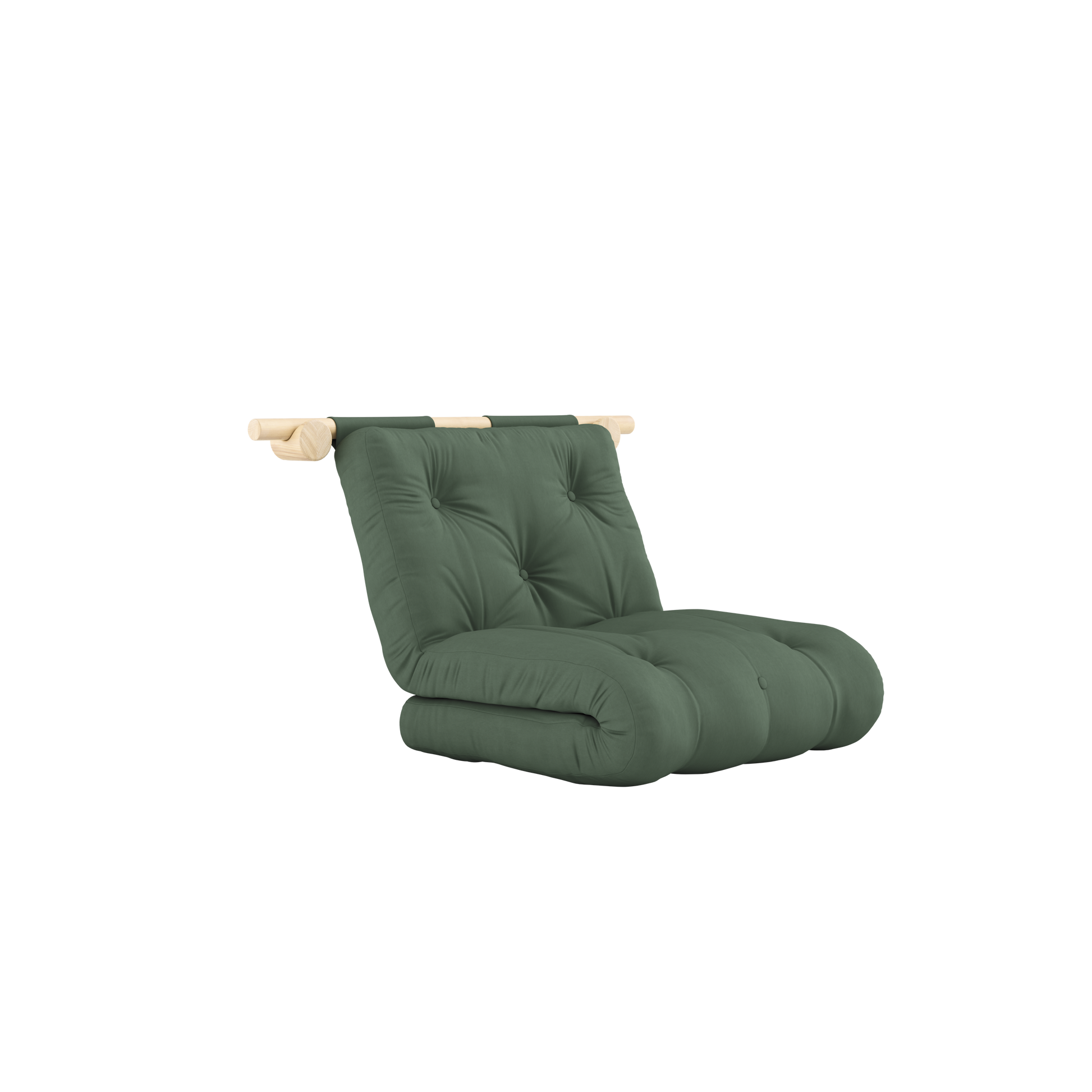 HOOKED Sleeper chair in Olive Green — Karup Design