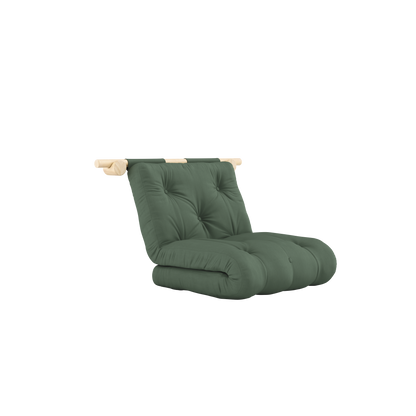 HOOKED Sleeper chair in Olive Green — Karup Design