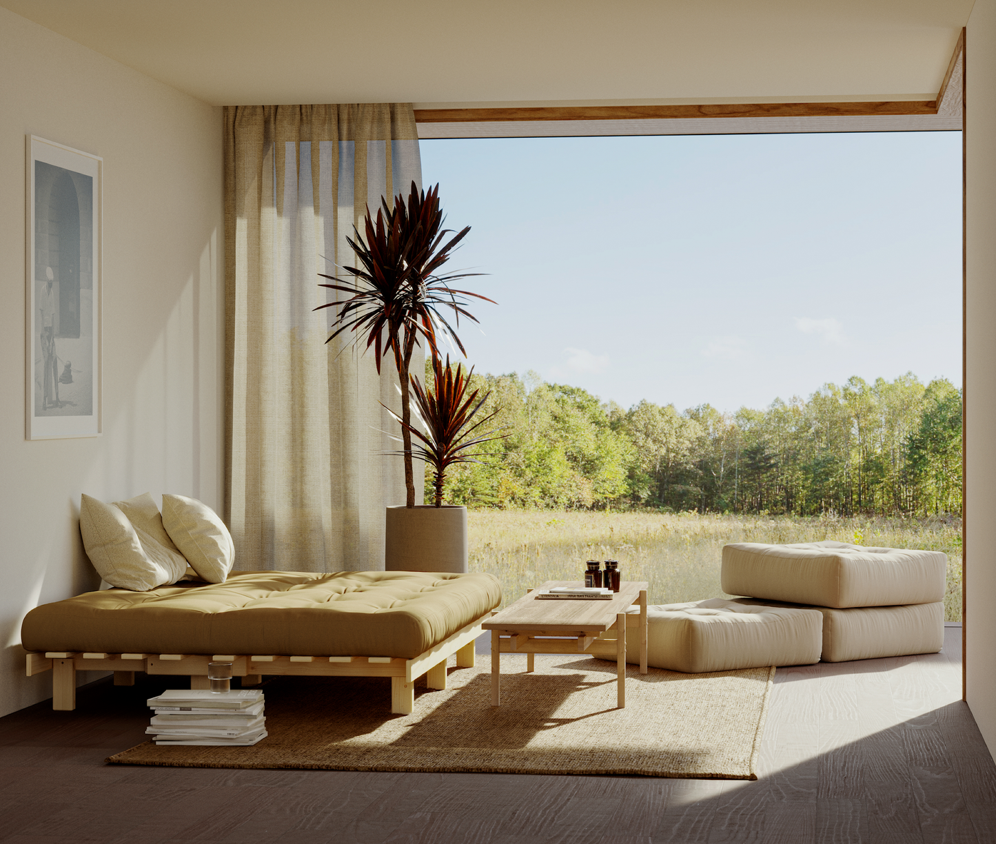 LEAN Sofa bed — Scandinavian sofa bed by Karup Design