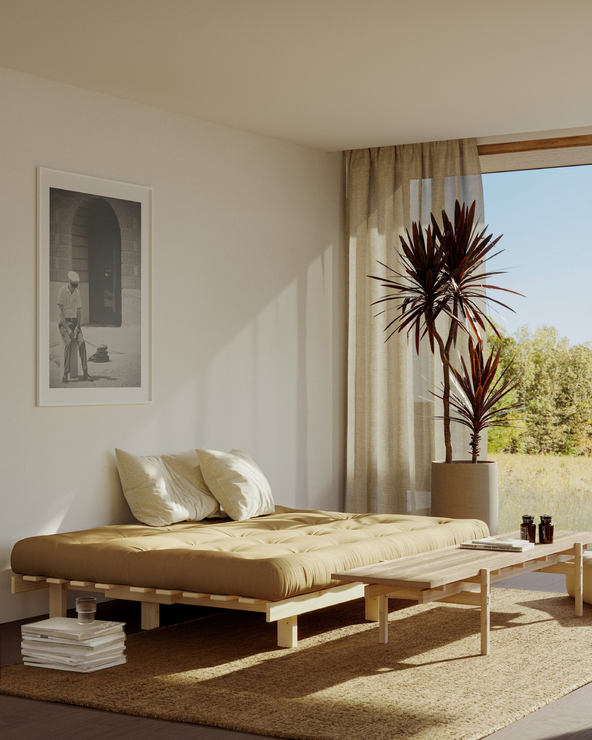 LEAN Sofa bed — Scandinavian sofa bed by Karup Design