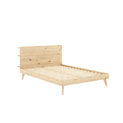 RETREAT Bed in Clear Lacquered Pine — Karup Design