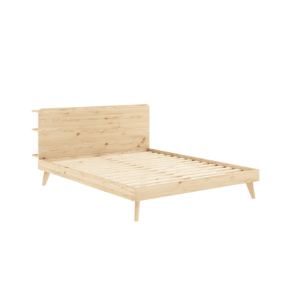 RETREAT Bed in Clear Lacquered Pine — Karup Design