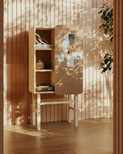 SLIDE Cabinet w. pinboard — Scandinavian storage by Karup Design