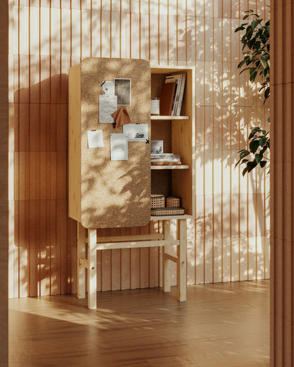 SLIDE Cabinet w. pinboard — Scandinavian storage by Karup Design