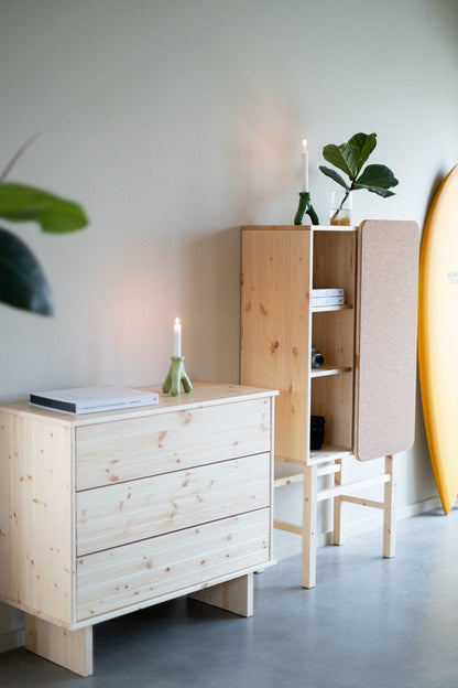 SLIDE Cabinet w. pinboard — Scandinavian storage by Karup Design