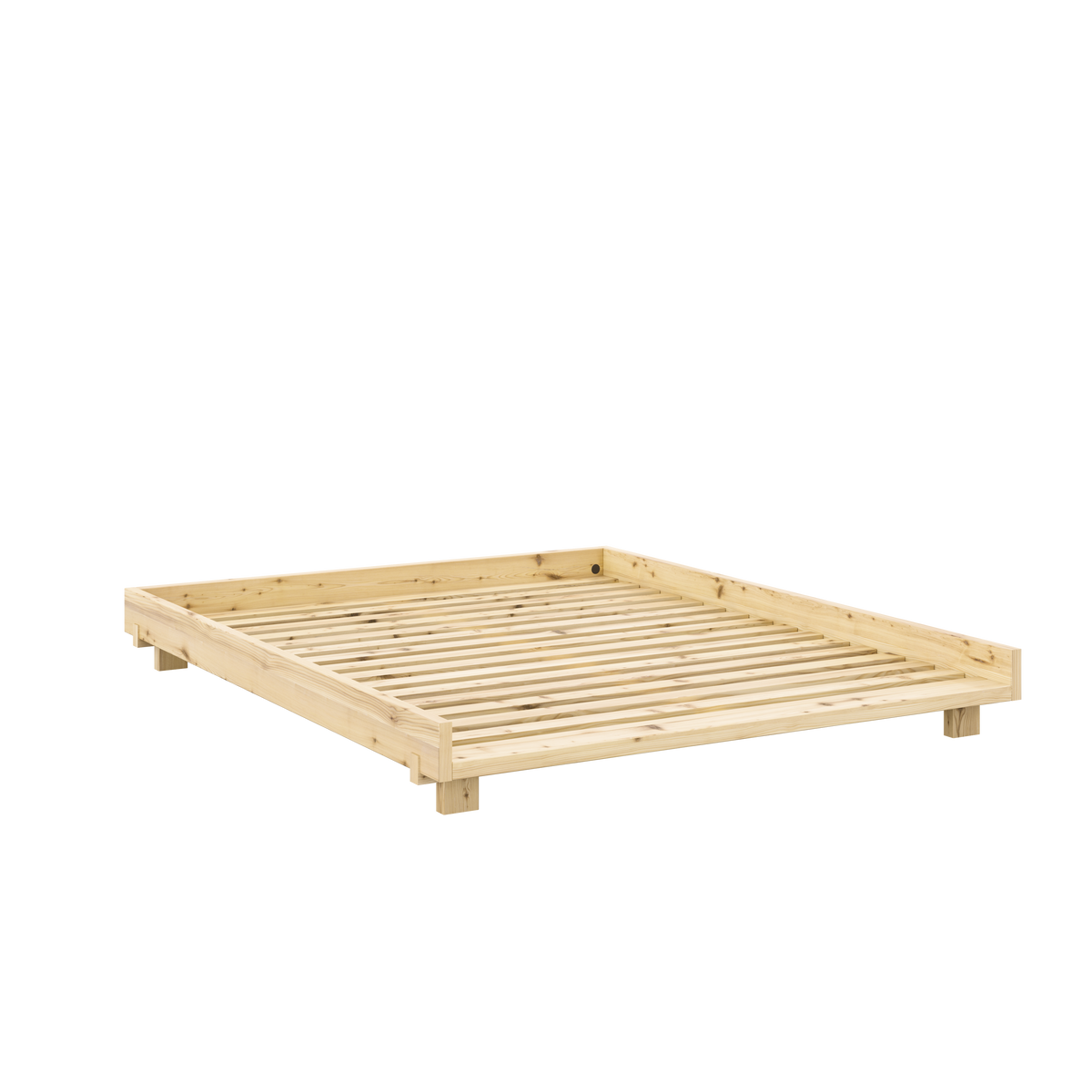 SOCIAL Bed in Clear Lacquered Pine — Karup Design