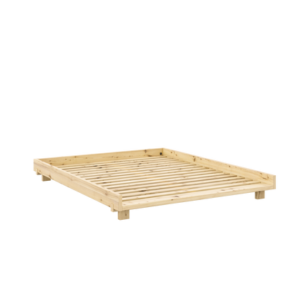 SOCIAL Bed in Clear Lacquered Pine — Karup Design