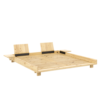 SOCIAL Bed in Clear Lacquered Pine — Karup Design