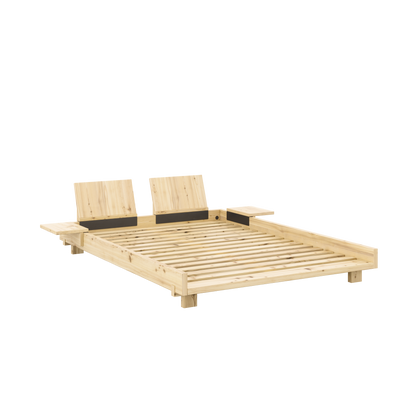 SOCIAL Bed in Clear Lacquered Pine — Karup Design