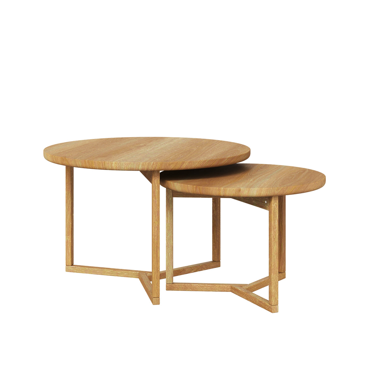 CASØ TIMELESS Coffee Tables Set of 2 Ø75/Ø58CM