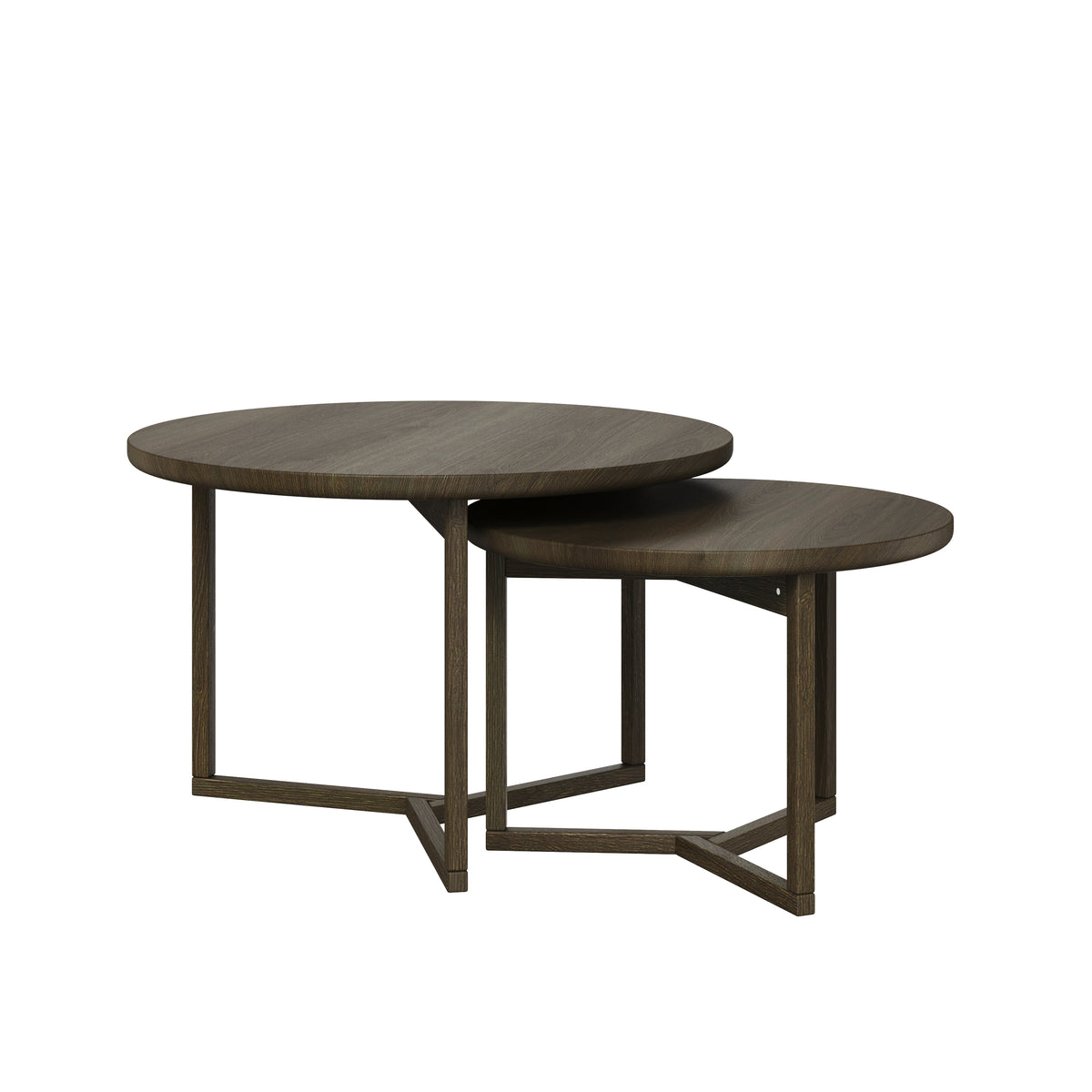 CASØ TIMELESS Coffee Tables Set of 2 Ø75/Ø58CM