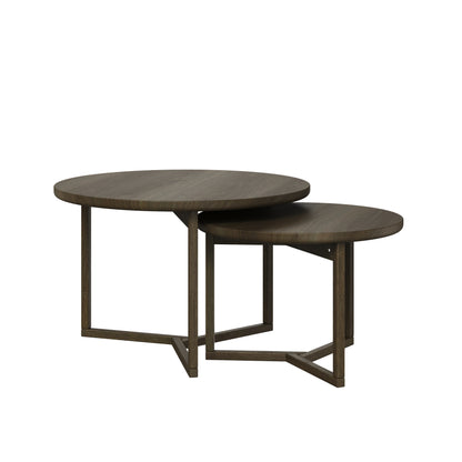 CASØ TIMELESS Coffee Tables Set of 2 Ø75/Ø58CM
