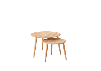 CASØ ARC Coffee Tables Set of 2 Ø75/Ø55CM