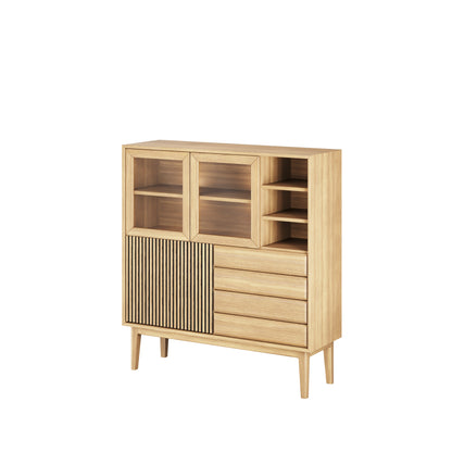 CASØ BROHOLM Highboard with Slat Doors 124CM