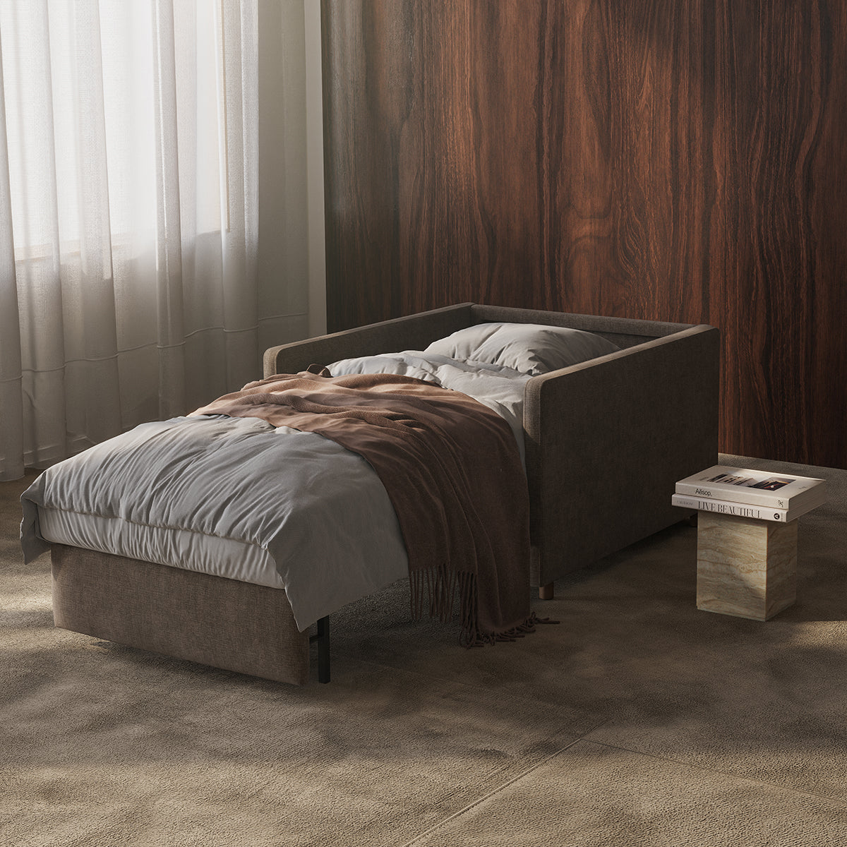NEAH Chair Bed by Innovation Living, interior