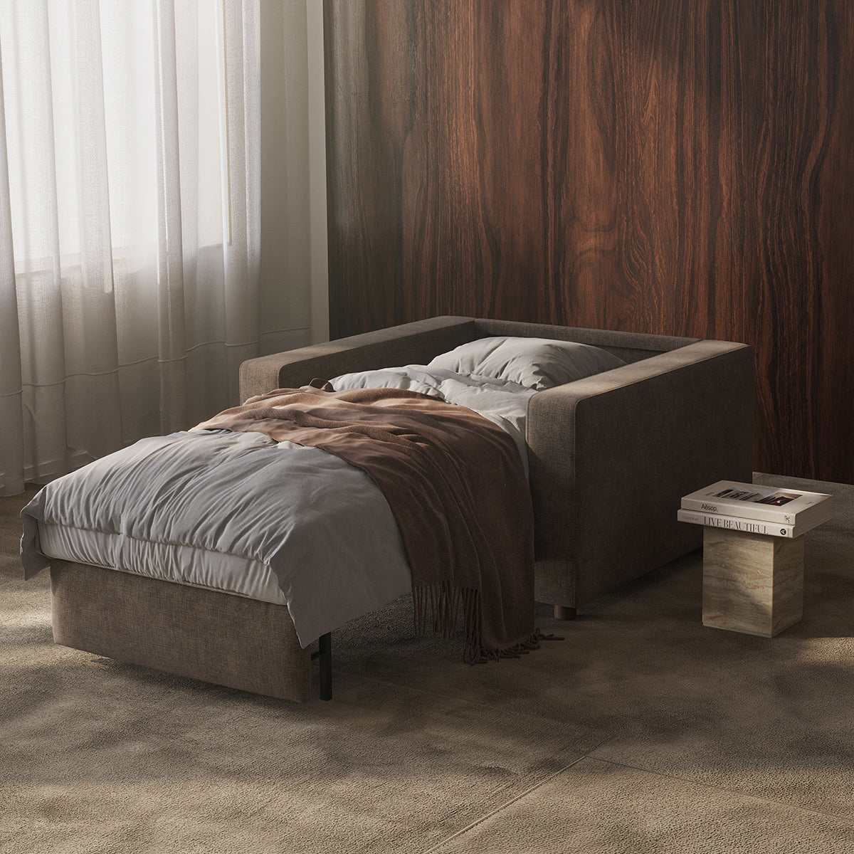 NEAH Chair Bed by Innovation Living, interior