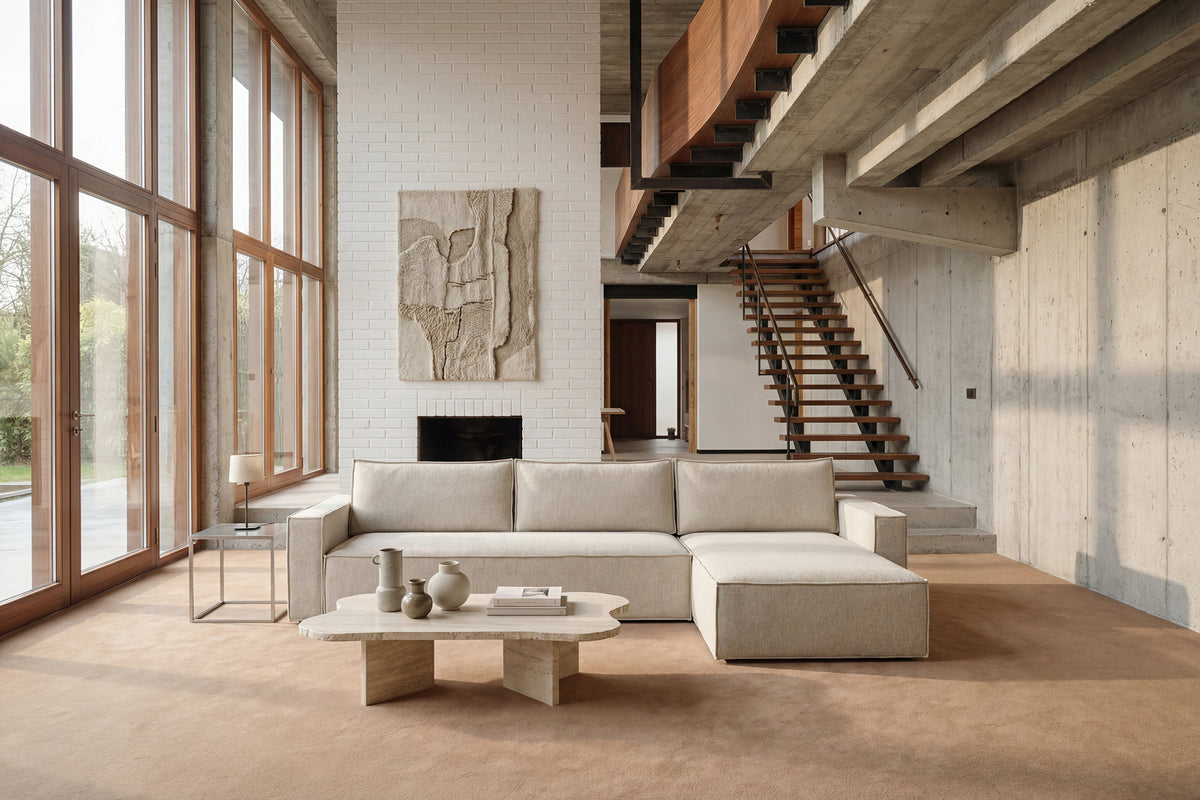NEWILLA Sofa Bed with Chaise by Innovation Living, interior