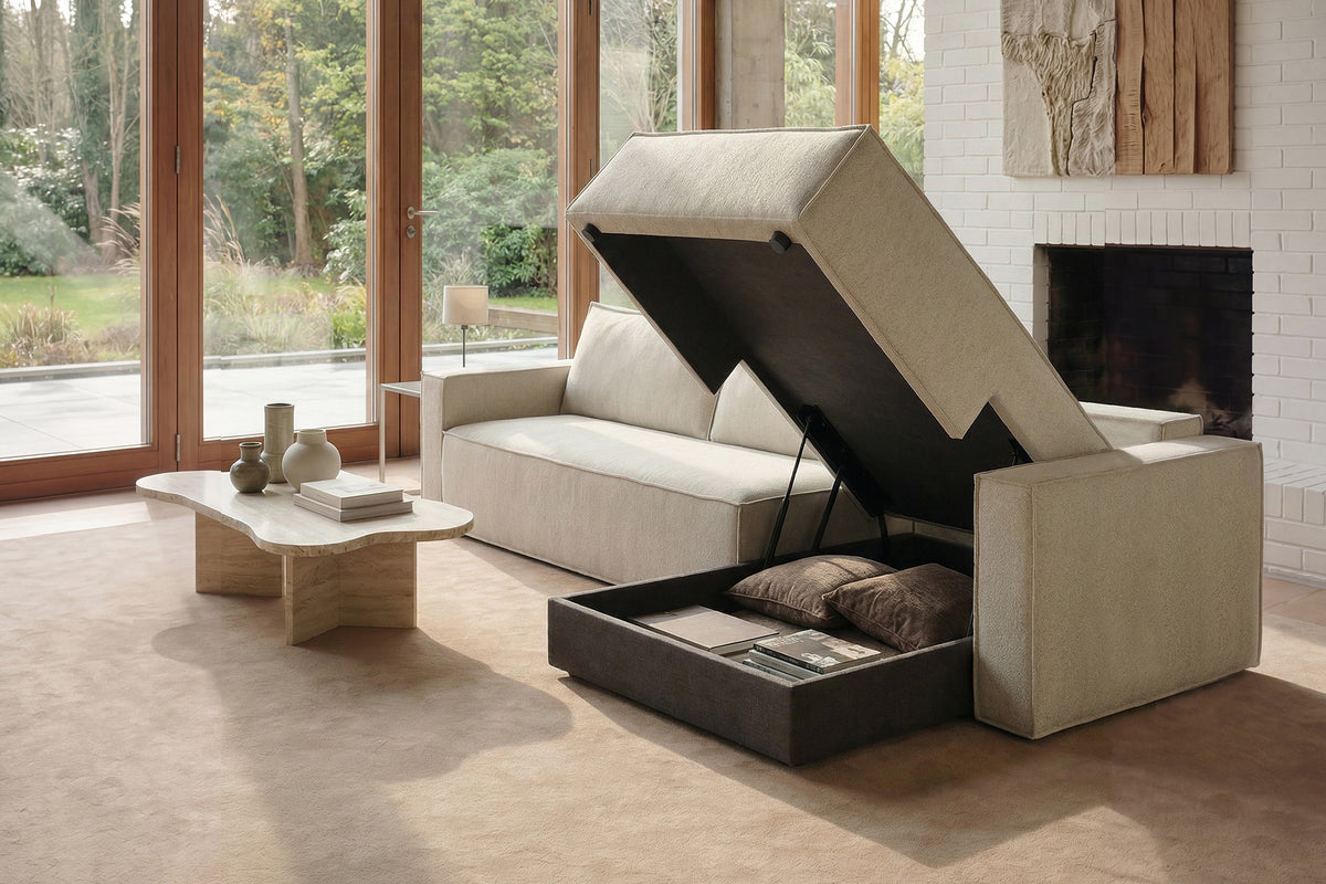 NEWILLA Sofa Bed with Chaise by Innovation Living, interior