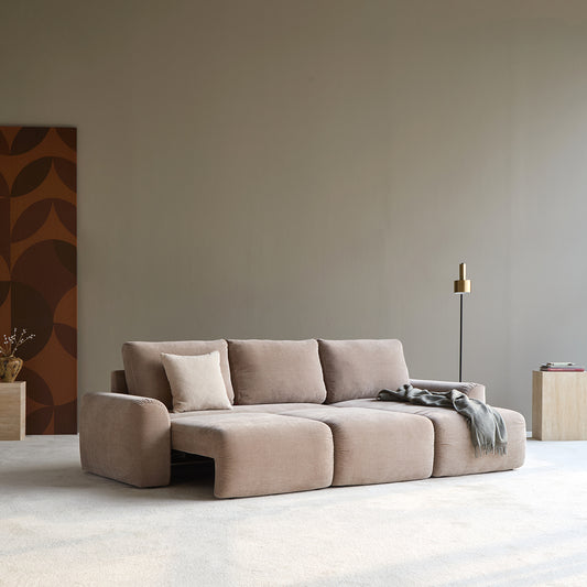 NORUM Sofa Bed with Chaise Chunky Arms by Innovation Living, interior