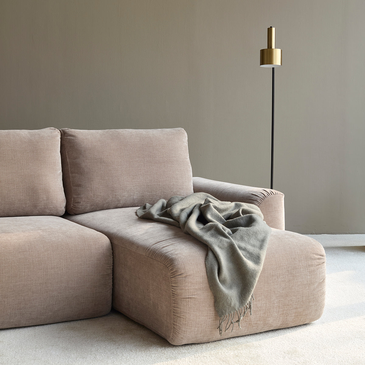 NORUM Sofa Bed with Chaise Chunky Arms by Innovation Living, interior