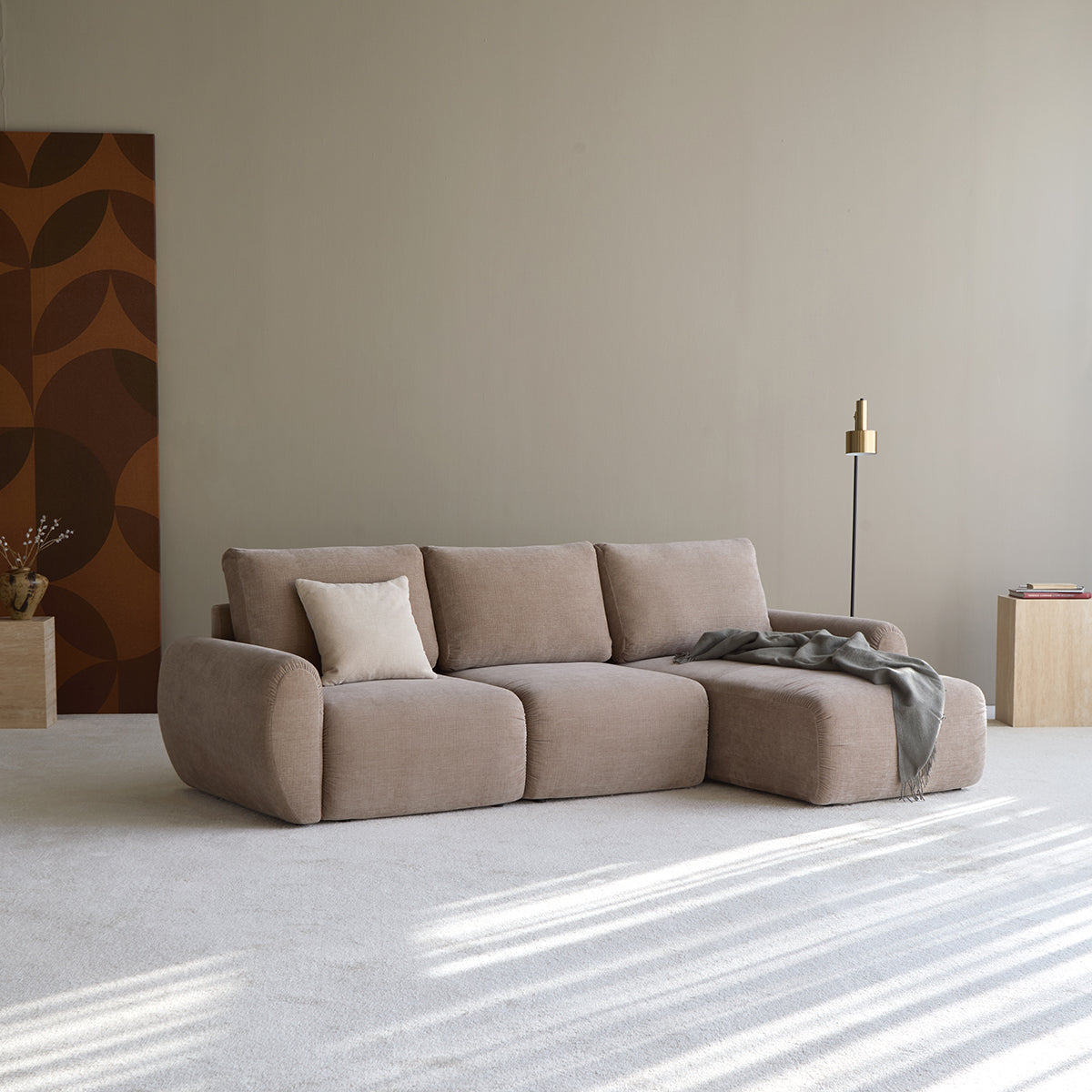 NORUM Sofa Bed with Chaise Curve Arms by Innovation Living, interior