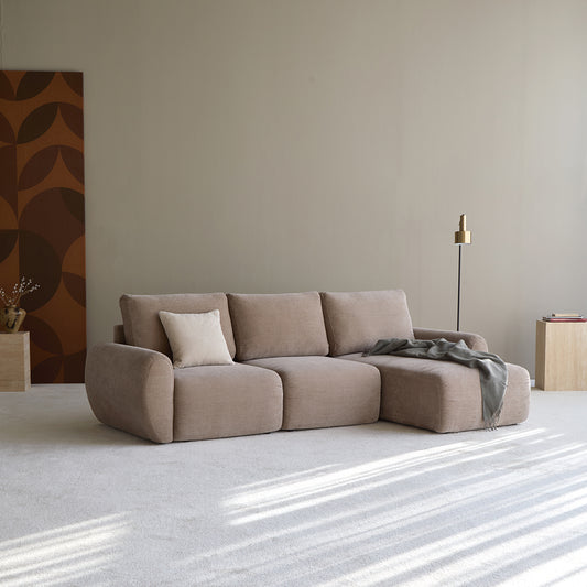 NORUM Sofa Bed with Chaise Curve Arms by Innovation Living, interior
