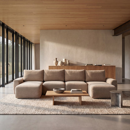 NORUM U-Shape Sofa Bed Chunky Arms by Innovation Living, interior