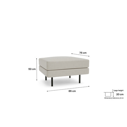 Pouf CHELSEA - Cream