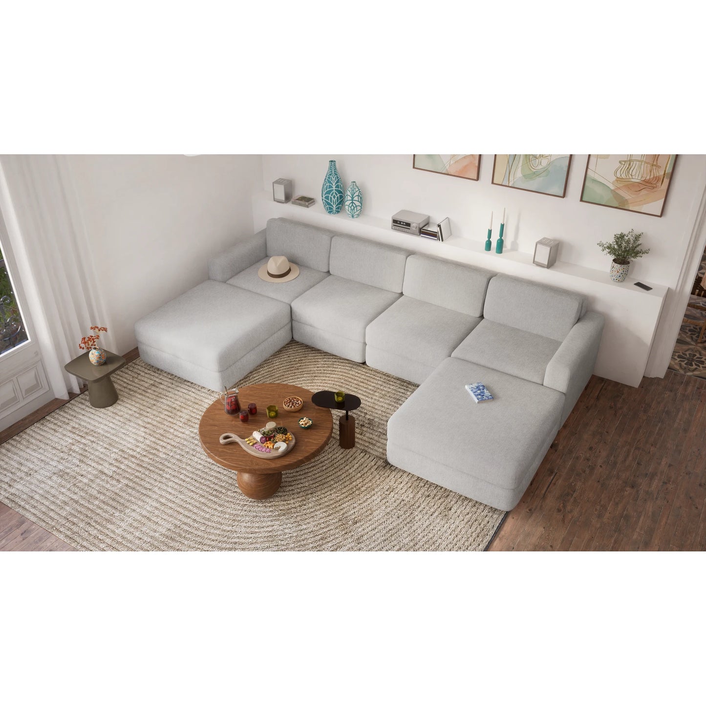Modular Sofa GRACIA - Large Pouf Module