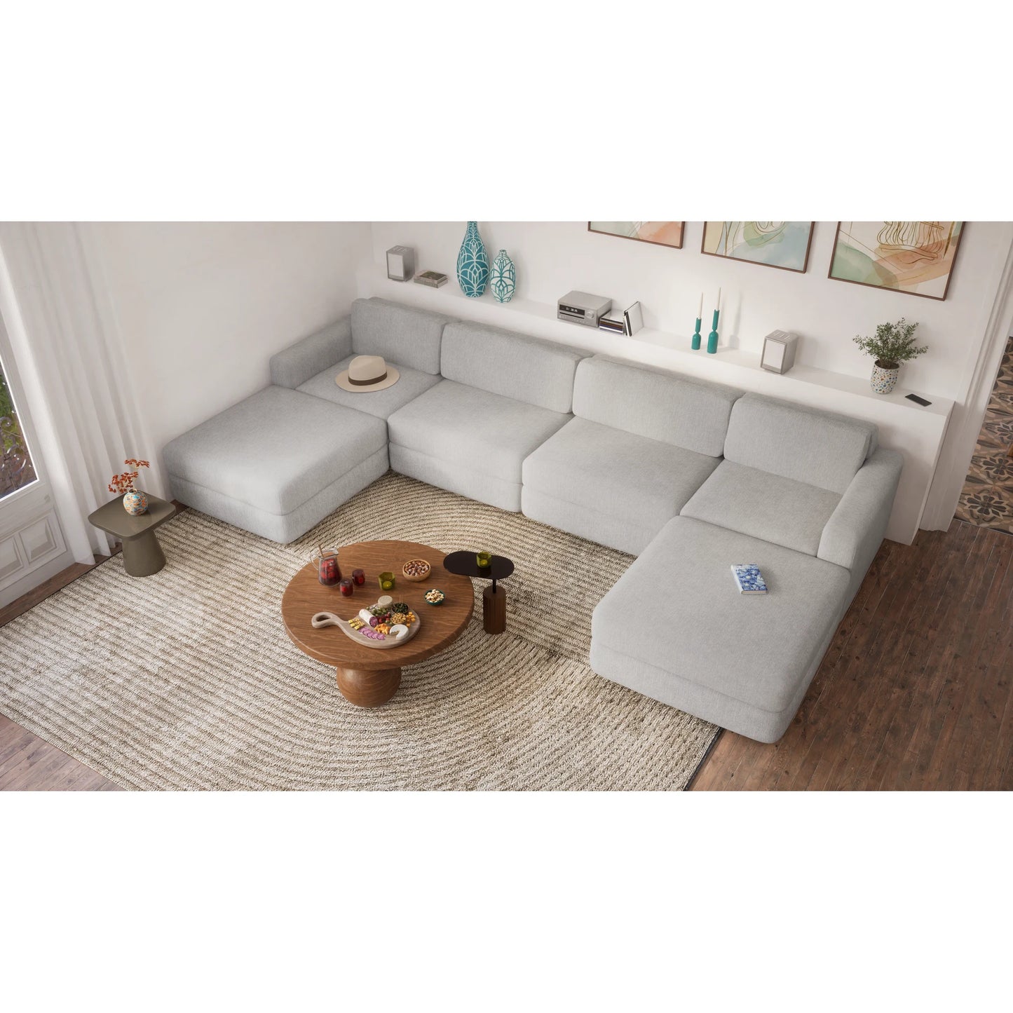 Modular Sofa GRACIA - Large Pouf Module
