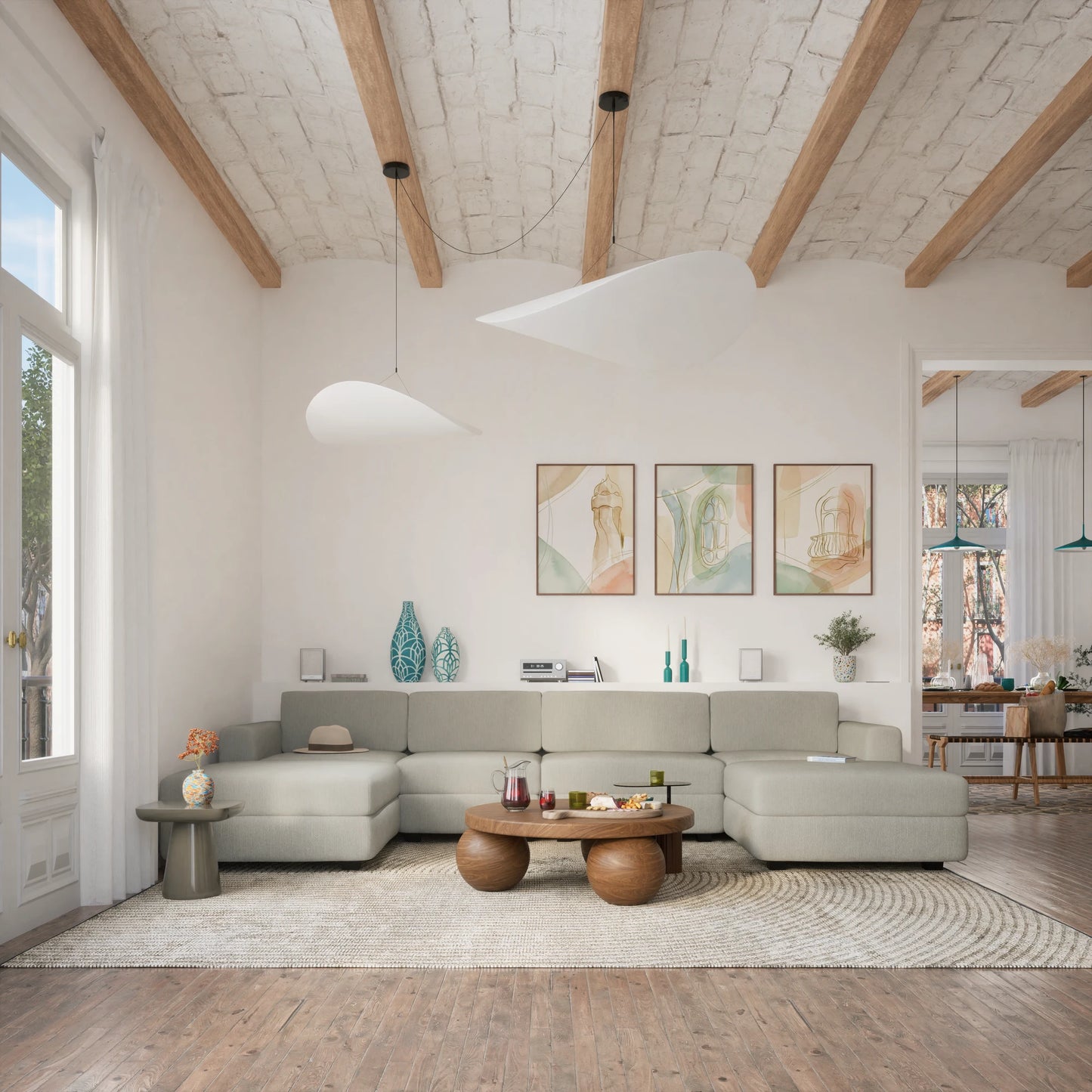 Modular Sofa GRACIA - Large Pouf Module