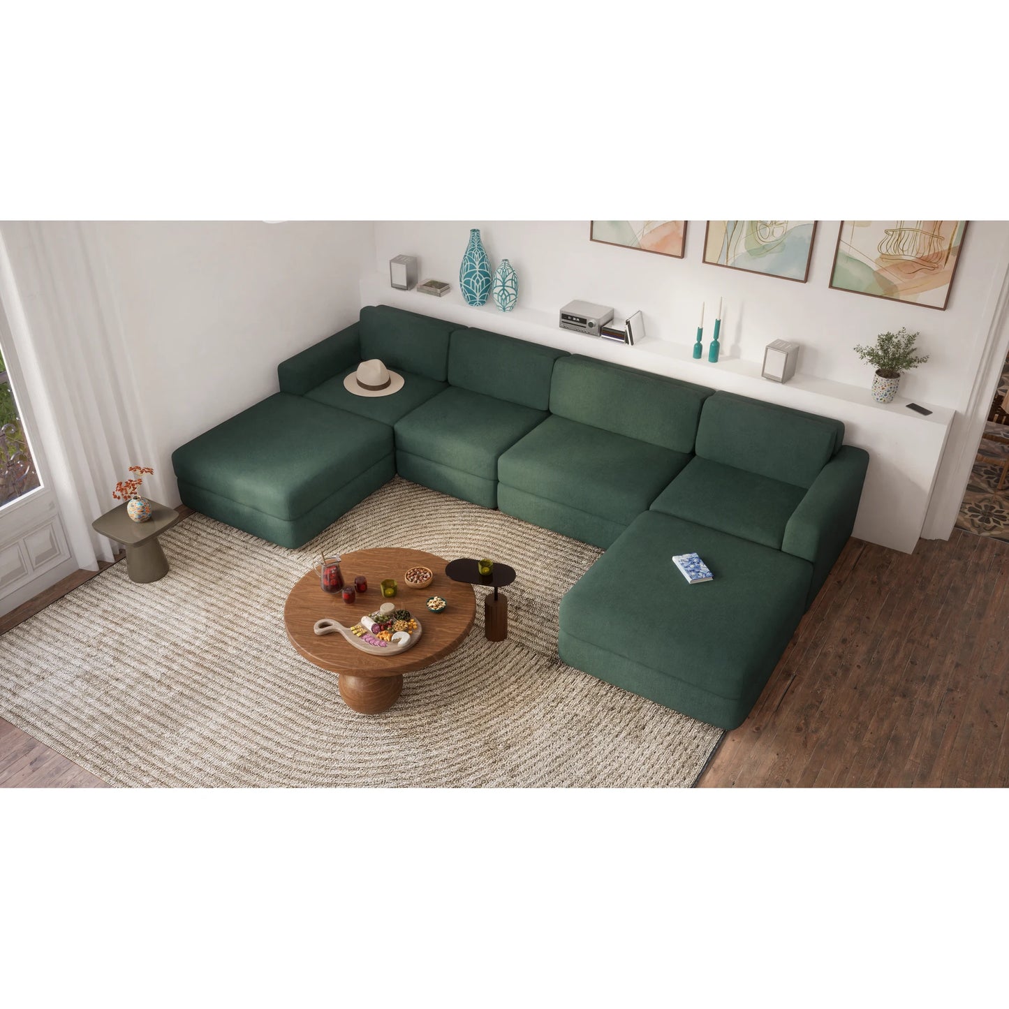 Modular Sofa GRACIA - Large Pouf Module
