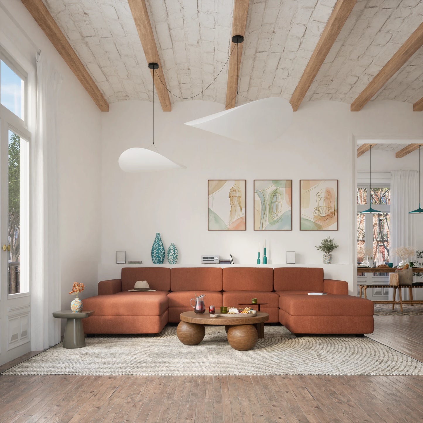 Modular Sofa GRACIA - Large Pouf Module