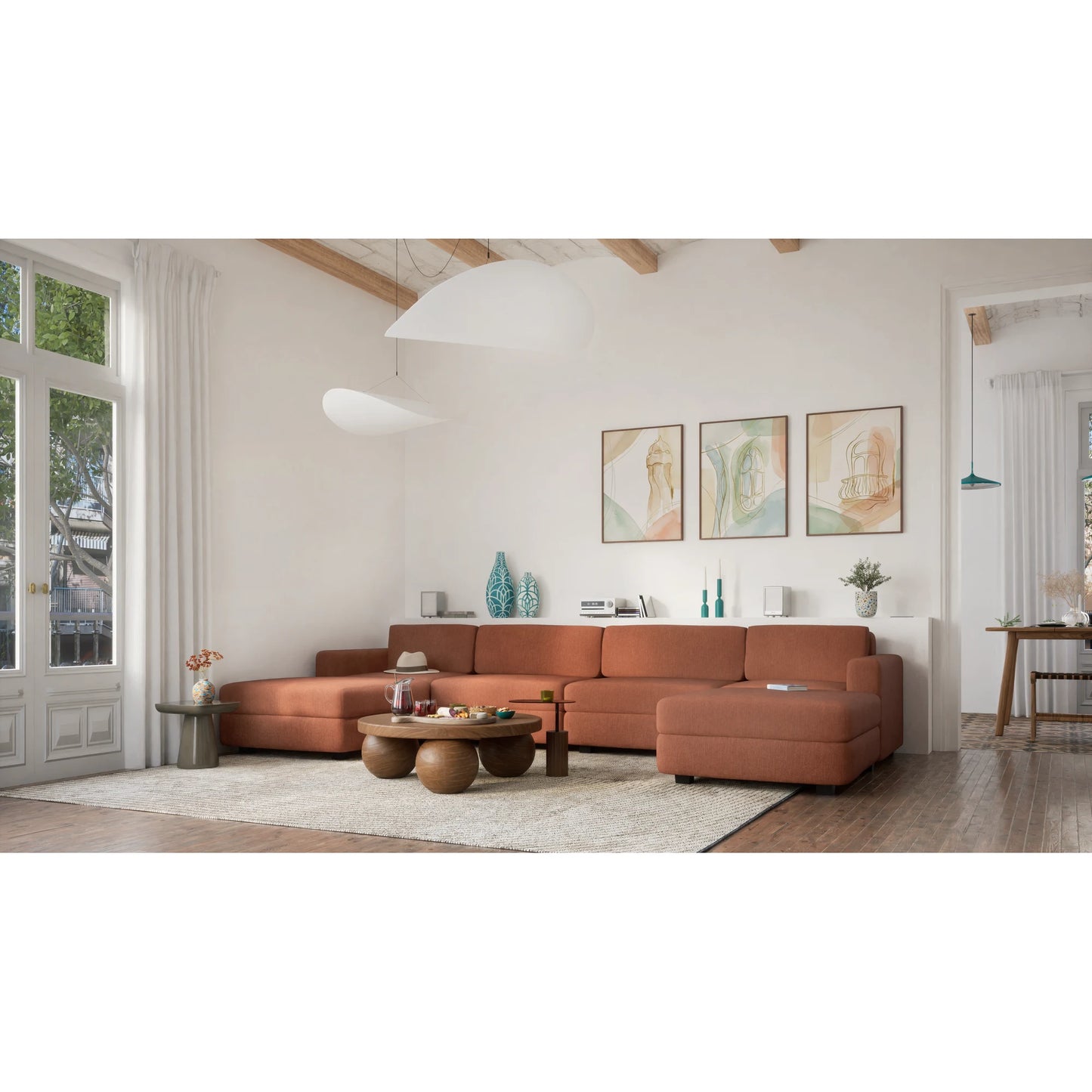 Modular Sofa GRACIA - Large Pouf Module