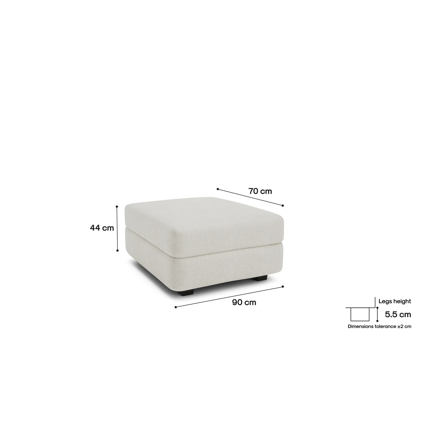 Modular Sofa GRACIA - Pouf Module