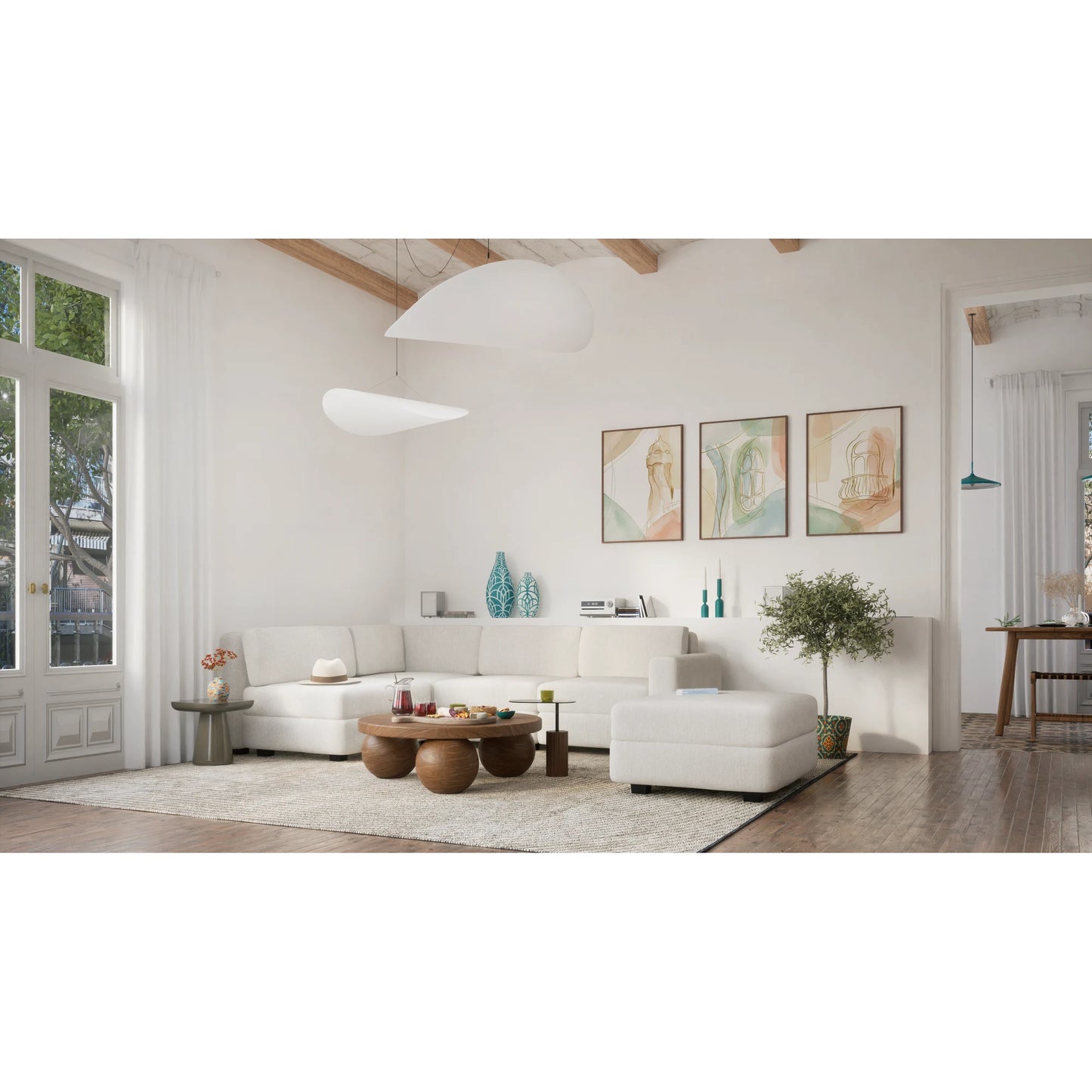 Modular Sofa GRACIA - Pouf Module