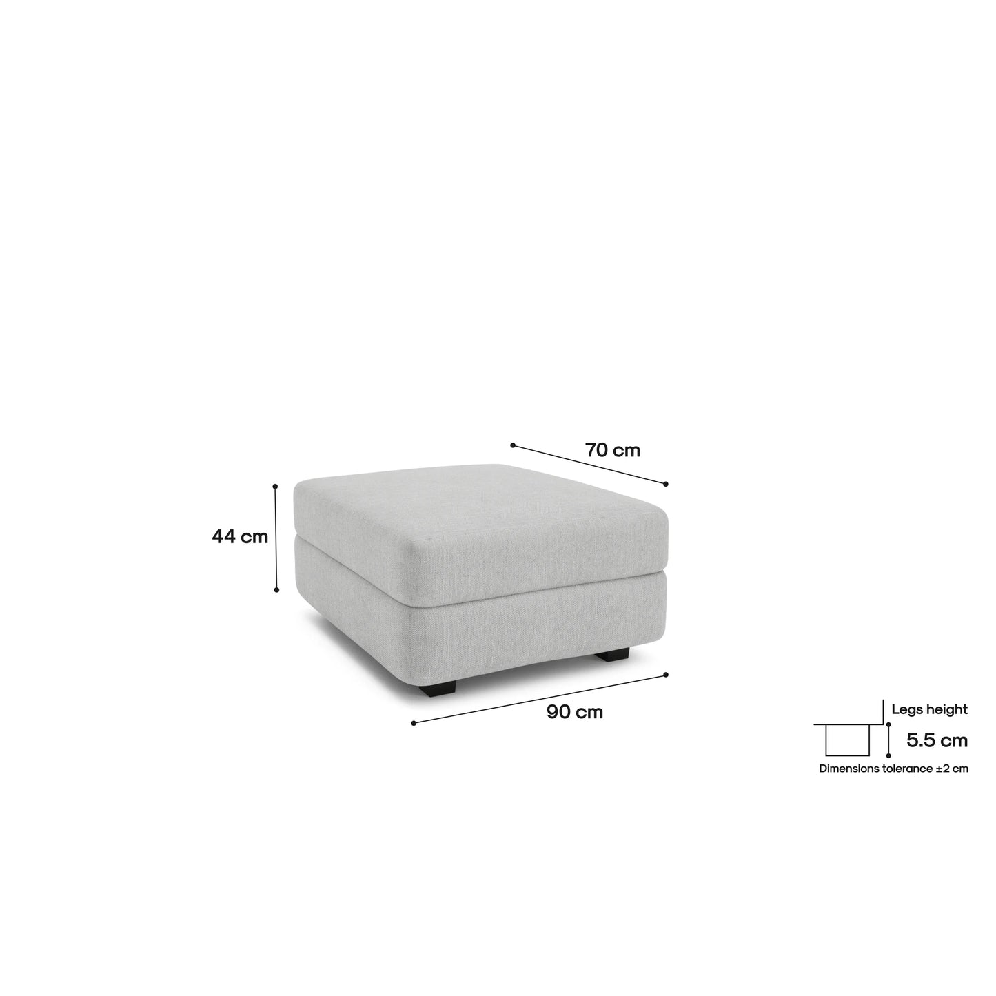 Modular Sofa GRACIA - Pouf Module
