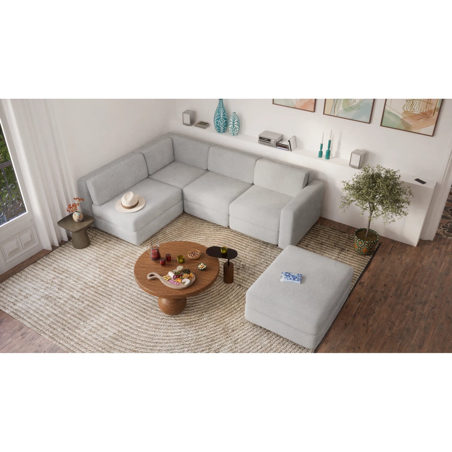 Modular Sofa GRACIA - Pouf Module