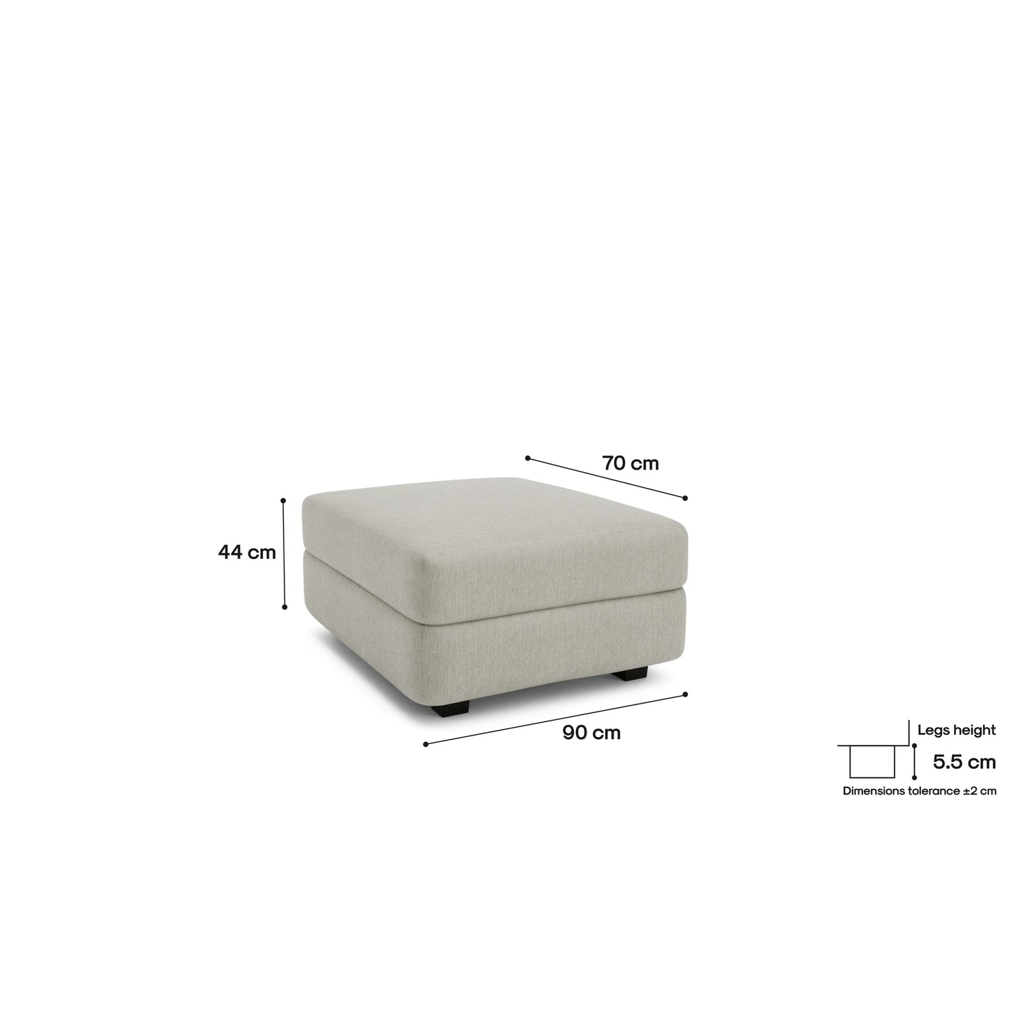 Modular Sofa GRACIA - Pouf Module