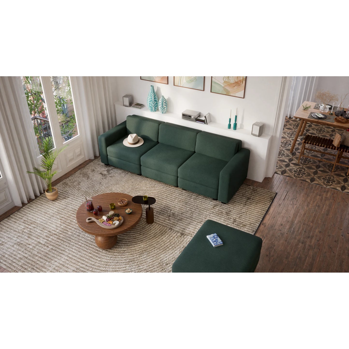 Modular Sofa GRACIA - Pouf Module