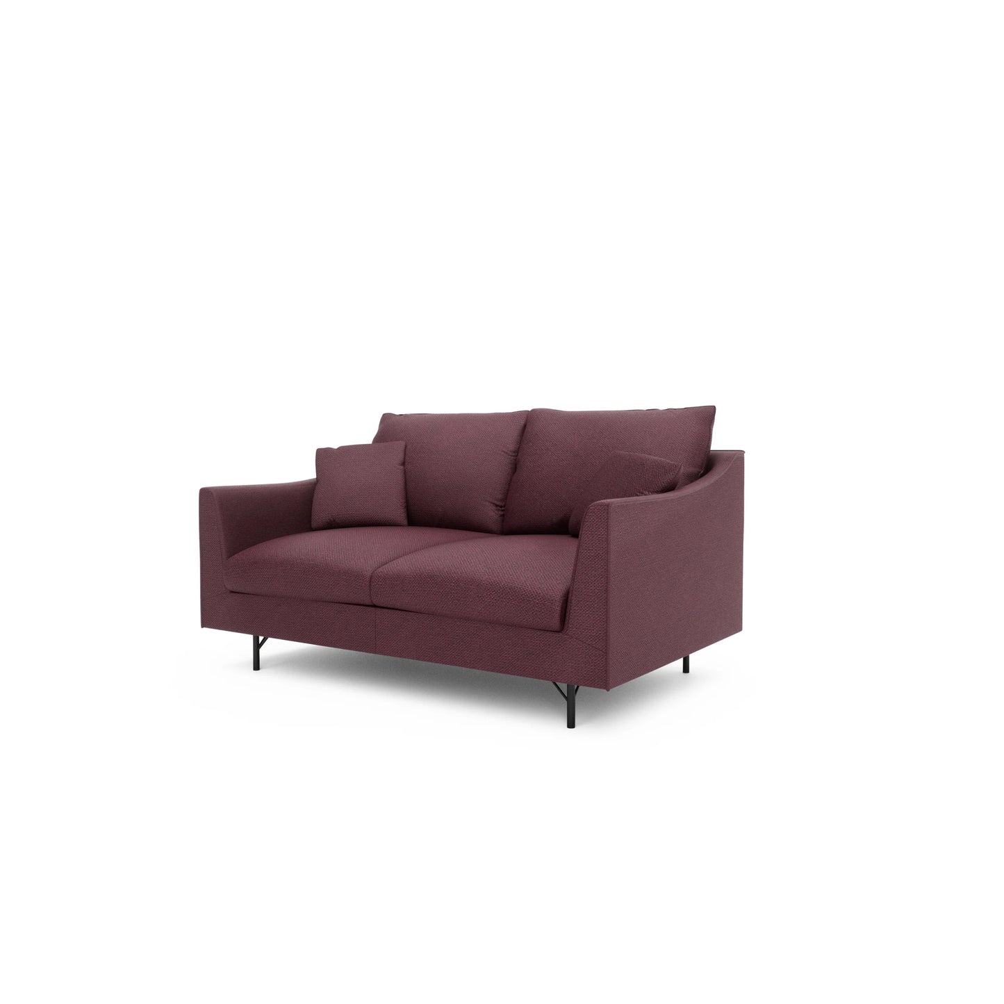 2-Seater Sofa ALFAMA - Burgundy