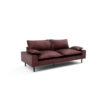2-Seater Sofa AVENTINE - Burgundy