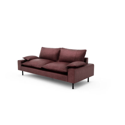 2-Seater Sofa AVENTINE - Burgundy