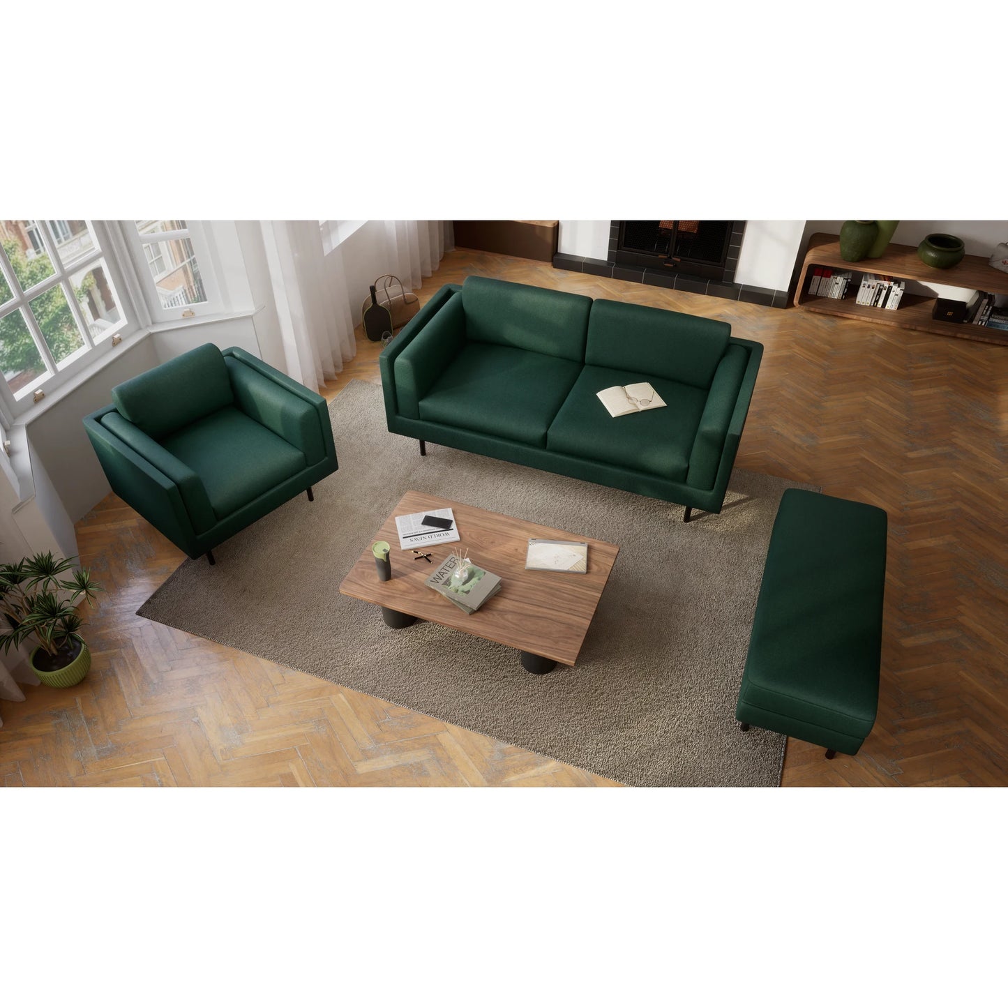 2-Seater Sofa CHELSEA - Green