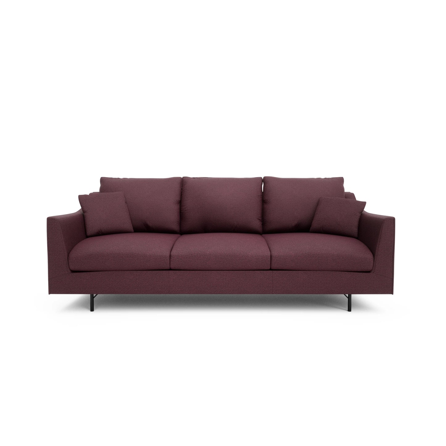 3-Seater Sofa ALFAMA - Burgundy